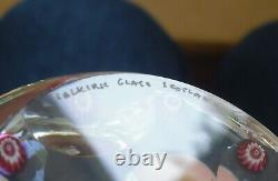 Boxed Ltd Ed Selkirk Glass Clematis Paperweight(54/250) PH Cane 2 3/4