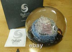 Boxed Ltd Ed Selkirk Glass Fantasy Magnum Paperweight(127/500) 4 5/8
