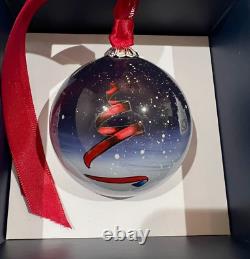 British Airways First Class Hand Painted Glass 2023 Christmas Bauble