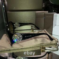 Bvlgari Sunglasses Frames Swarovski Crystal Limited Edition 8008-B Eyeglasses