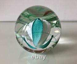 CAITHNESS GLASS PAPERWEIGHT SILVERBUSH Limited Edition