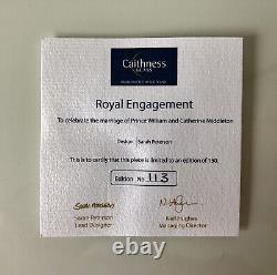 CAITHNESS PAPERWEIGHT ROYAL ENGAGEMENT LIMITED EDITION New&Boxed