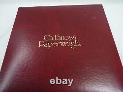 CAITHNESS PAPERWIGHTS FOUR SEASONS Edition 204 & Signed Colin Terris Boxed