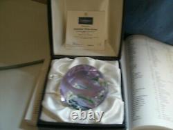 CAITHNESS/WHITEFRIARS Paperweight JAPANESE WHITE CR, LIMITED. EDITION. 10 /100