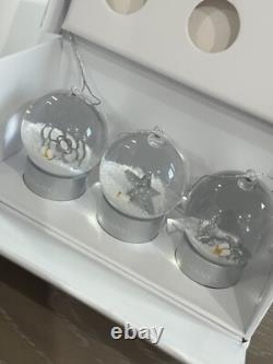 CHANEL 2024 Snow Globe Mini Set Novelty Silver Ornament Limited Edition Rare