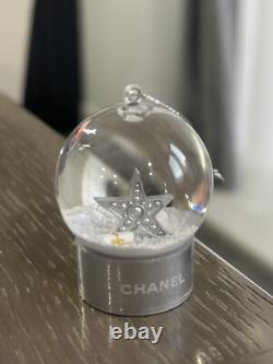 CHANEL 2024 Snow Globe Mini Set Novelty Silver Ornament Limited Edition Rare