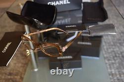 CHANEL womens eyeglasses 3202 c1101' Collection Bouton' by Chanel Brown