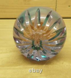 Caithness Amore Glass Rose Paperweight Signed Limited Edition 4/50