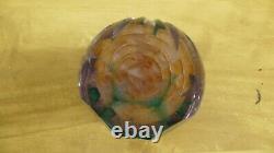Caithness Amore Glass Rose Paperweight Signed Limited Edition 4/50