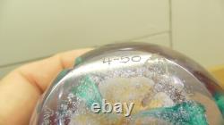 Caithness Amore Glass Rose Paperweight Signed Limited Edition 4/50
