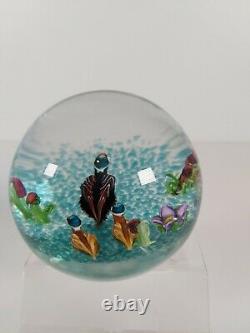 Caithness Art Glass Paperweight Duck Pond Limited Edition Of 150 No. 130