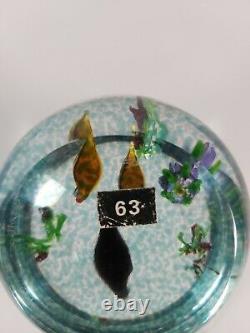 Caithness Art Glass Paperweight Duck Pond Limited Edition Of 150 No. 130