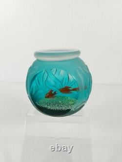 Caithness Art Glass Paperweight Small World Limited Edition Of 75 No. 45