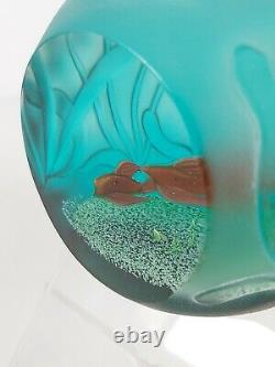 Caithness Art Glass Paperweight Small World Limited Edition Of 75 No. 45