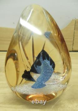 Caithness Bedouin Glass Paperweight Signed Limited Edition 139/350