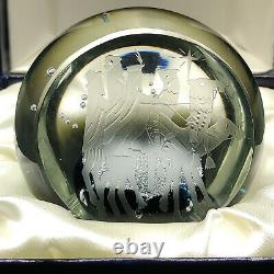 Caithness Christmas Paperweight Journey Of The Wise Men Limited Edition