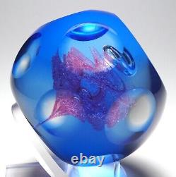Caithness Colin Terris Ballerina Limited Edition Flash Overlay Paperweight