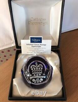 Caithness Crown Prestige Queen Mother Limited Edition Paperweight Very Rare