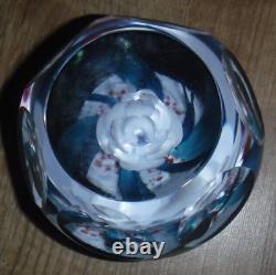 Caithness Glass Hot House Paperweight Winter Flower Ltd Ed 21/75 Excellent