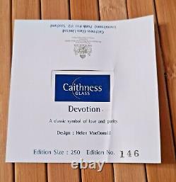 Caithness Glass Limited Edition Paperweight Devotion