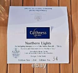 Caithness Glass Limited Edition Paperweight Northern Lights