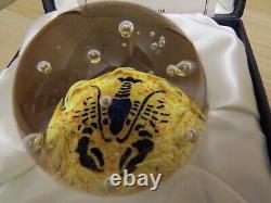 Caithness Glass Lobster limited edition paperweight with certificate and box 70s