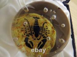 Caithness Glass Lobster limited edition paperweight with certificate and box 70s