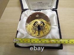 Caithness Glass Lobster limited edition paperweight with certificate and box 70s