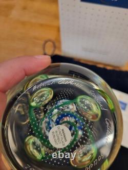 Caithness Glass Paperweight Artisan Collector Society 2007 Exclusive Rare Boxed