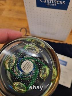 Caithness Glass Paperweight Artisan Collector Society 2007 Exclusive Rare Boxed