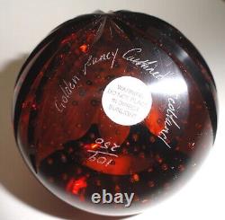 Caithness Glass Paperweight Golden Fancy 2004 Sarah Petersen Ltd Ed