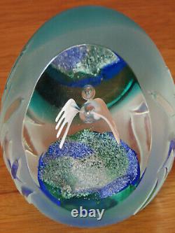 Caithness Glass Paperweight Limited Edition 30 of 75 Swan Flight Margot Thomson