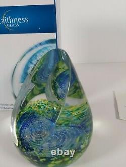 Caithness Glass Paperweight Limited Edition Of 100 No. 10 Fishing On The River