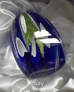 Caithness Glass Paperweight Nature's Seeds Blue No. 31 / 150 Limited Edition