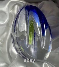 Caithness Glass Paperweight Nature's Seeds Blue No. 31 / 150 Limited Edition