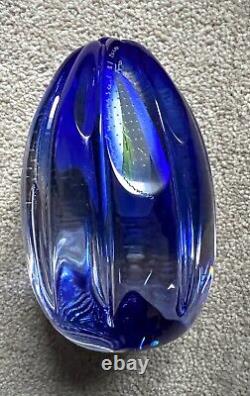 Caithness Glass Paperweight Nature's Seeds Blue No. 31 / 150 Limited Edition