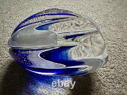 Caithness Glass Paperweight Nature's Seeds Blue No. 31 / 150 Limited Edition