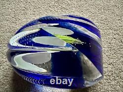 Caithness Glass Paperweight Nature's Seeds Blue No. 31 / 150 Limited Edition