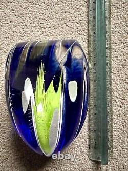 Caithness Glass Paperweight Nature's Seeds Blue No. 31 / 150 Limited Edition