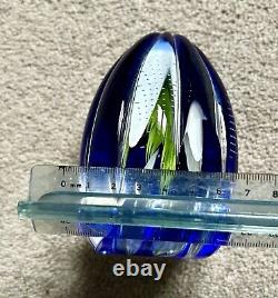 Caithness Glass Paperweight Nature's Seeds Blue No. 31 / 150 Limited Edition