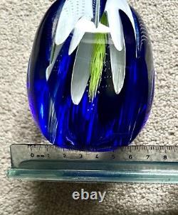 Caithness Glass Paperweight Nature's Seeds Blue No. 31 / 150 Limited Edition