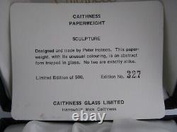 Caithness Glass Sculpture Paperweight limited edition number 327 of 500 cased