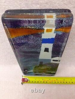Caithness Glass Seascape Lighthouse Silhouetter Limited Edition