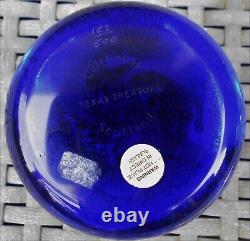 Caithness Glass Texas Treasure Paperweight Limited Edition Magnum Rare