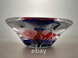 Caithness Glass The Poppy Fields Dish Ltd Ed. 6/150 Remembrance Collection