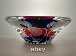 Caithness Glass The Poppy Fields Dish Ltd Ed. 6/150 Remembrance Collection