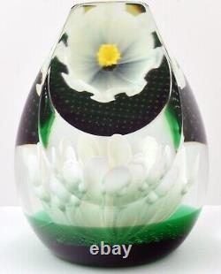 Caithness Limited Edition 200/350 Daisy Daisy Domed Glass Paperweight