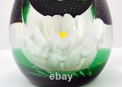 Caithness Limited Edition 200/350 Daisy Daisy Domed Glass Paperweight