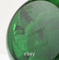 Caithness Limited Edition 200/350 Daisy Daisy Domed Glass Paperweight