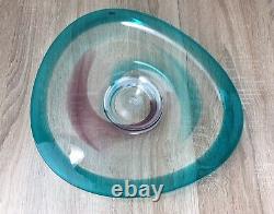 Caithness Limited Edition Signed Charger Dish Jeneo Lewis Freestyle Art Glass